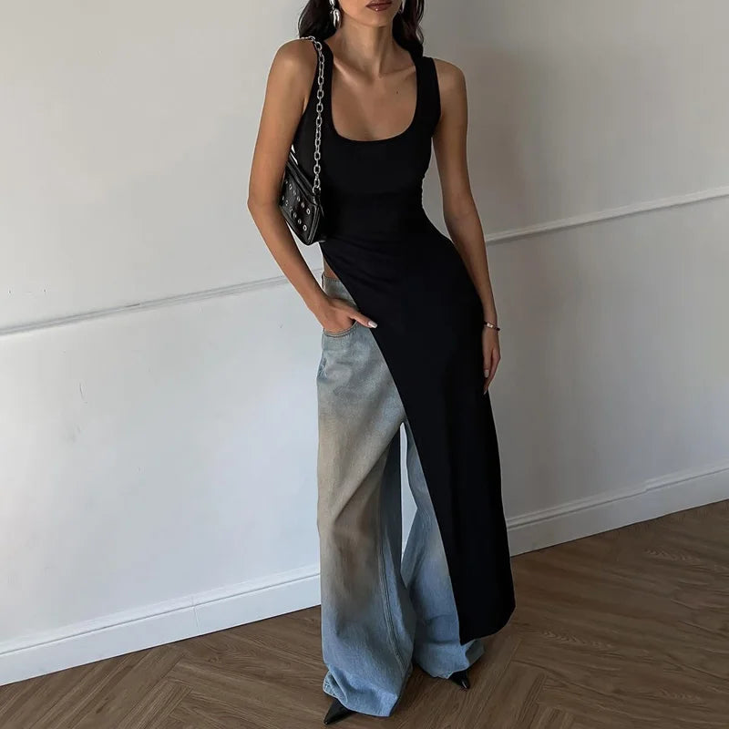 Sexy Side High Split Midi Dress (FREE SHIPPING)