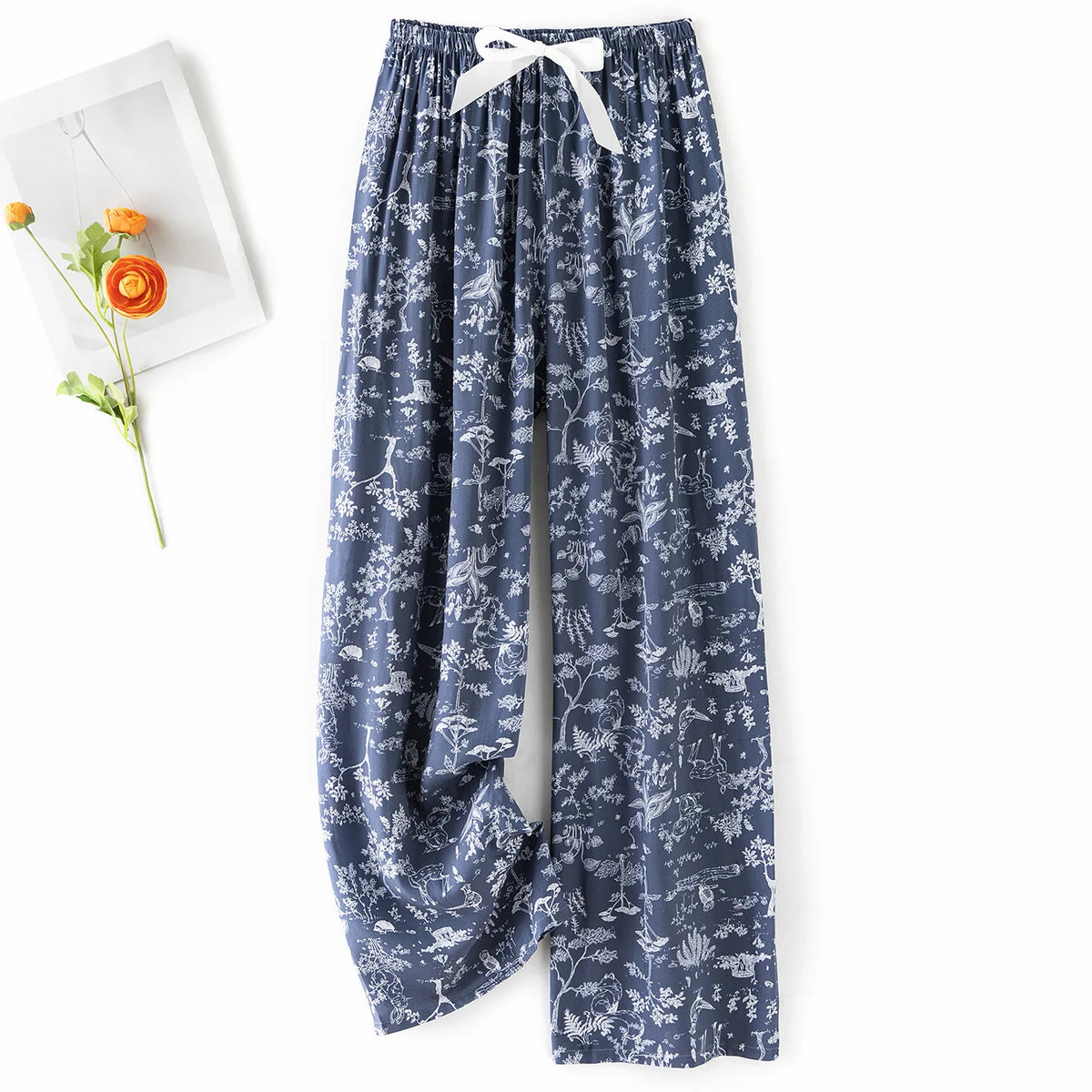 Women's Casual Wide-Leg Pants – 36 Colors & Prints to Choose From