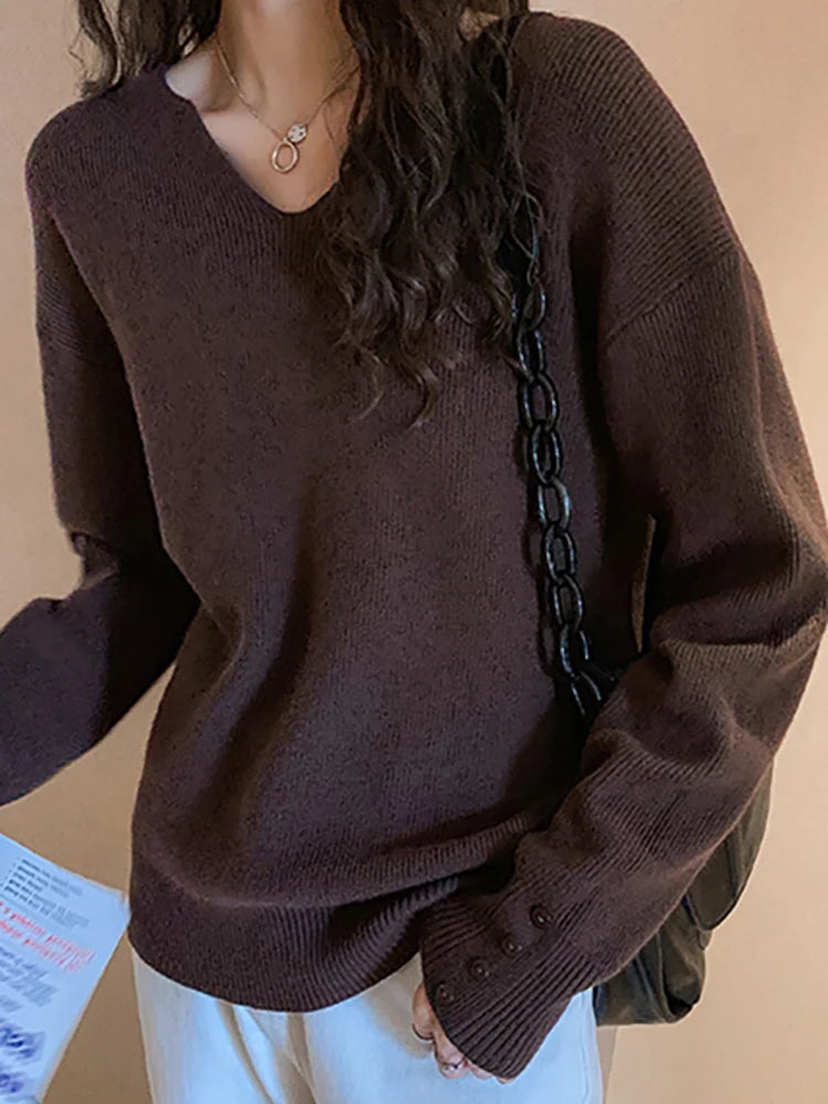 Autumn/Winter V Neck Sweater For Women (FREE SHIPPING)