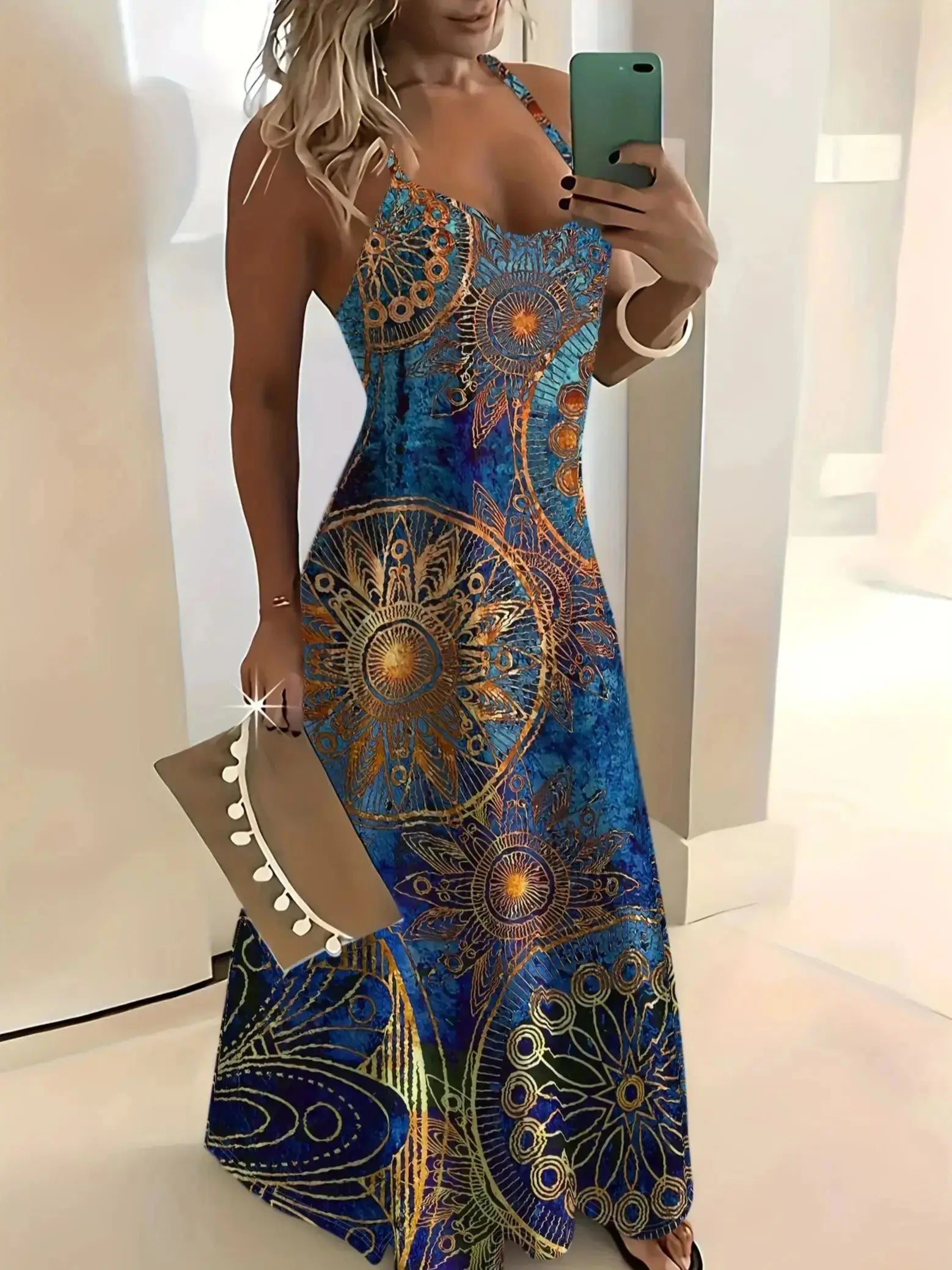 Bohemian-Inspired Maxi Dress (FREE SHIPPING)